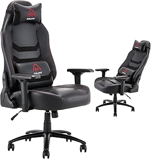 Big and Tall Gaming Chair 400lbs-Racing Style Computer Gamer Chair, Ergonomic Leather Executive Office Chair, High Back PC...