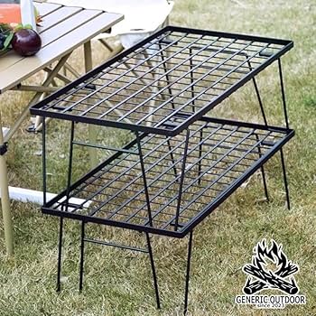 GENERIC OUTDOOR マットブラック フィールドラック ３点セット Amazon.co.jp: HIBARI フィールドラック キャンピングラック 3個