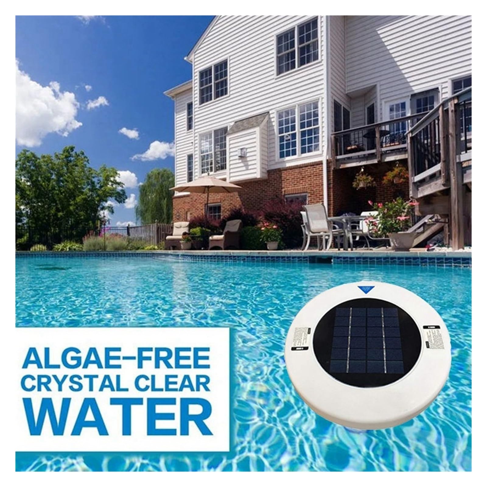 Akcesoria do systemów filtracyjnych, Solar Pool-jonizator, Miedziany Jon Srebrny Oczyszczacz Basenu Oczyszczacz Wody, Jonizator Basenu Kills-Algae Do Na Świeżym Powietrzu