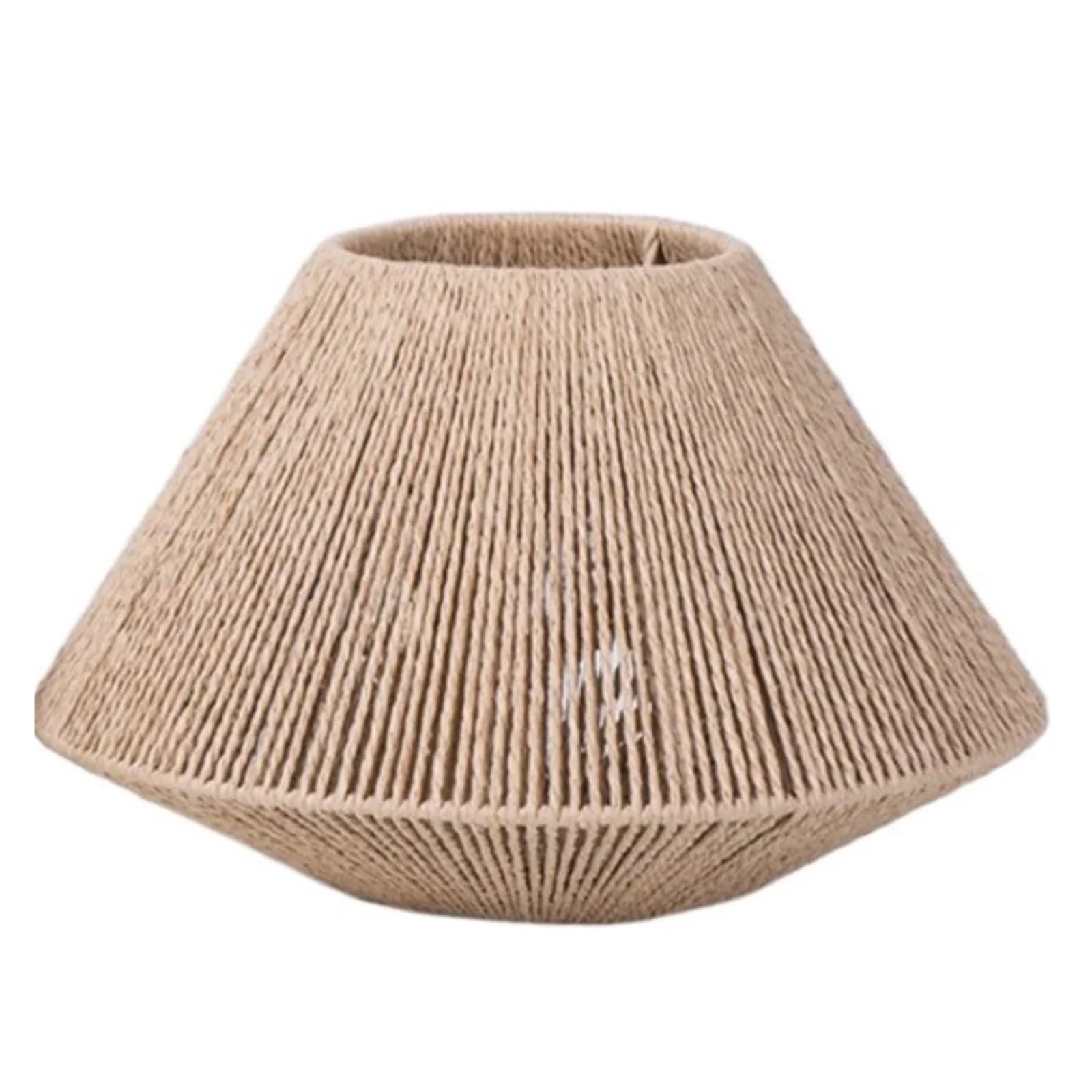 Luxemetals Large Rustic Handmade Paper Rattan Lampshade - Style Hanging Light Fixture For Home Decor(Large)