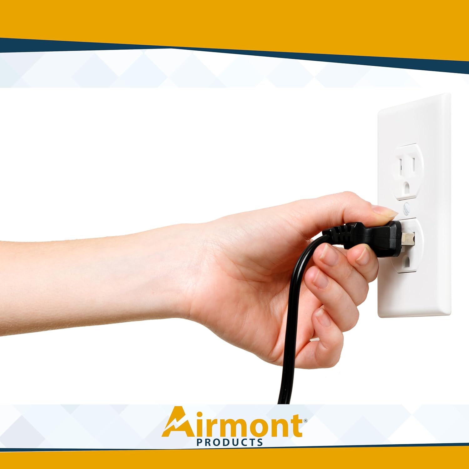 (2 Pack) Duplex Receptacle Outlet Kit, Tamper Resistant 20 Amp Outlet and White Metal Duplex Receptacle Outlet Cover, Standard Size, Smart Bundle of Duplex Outlets and Wall Plates