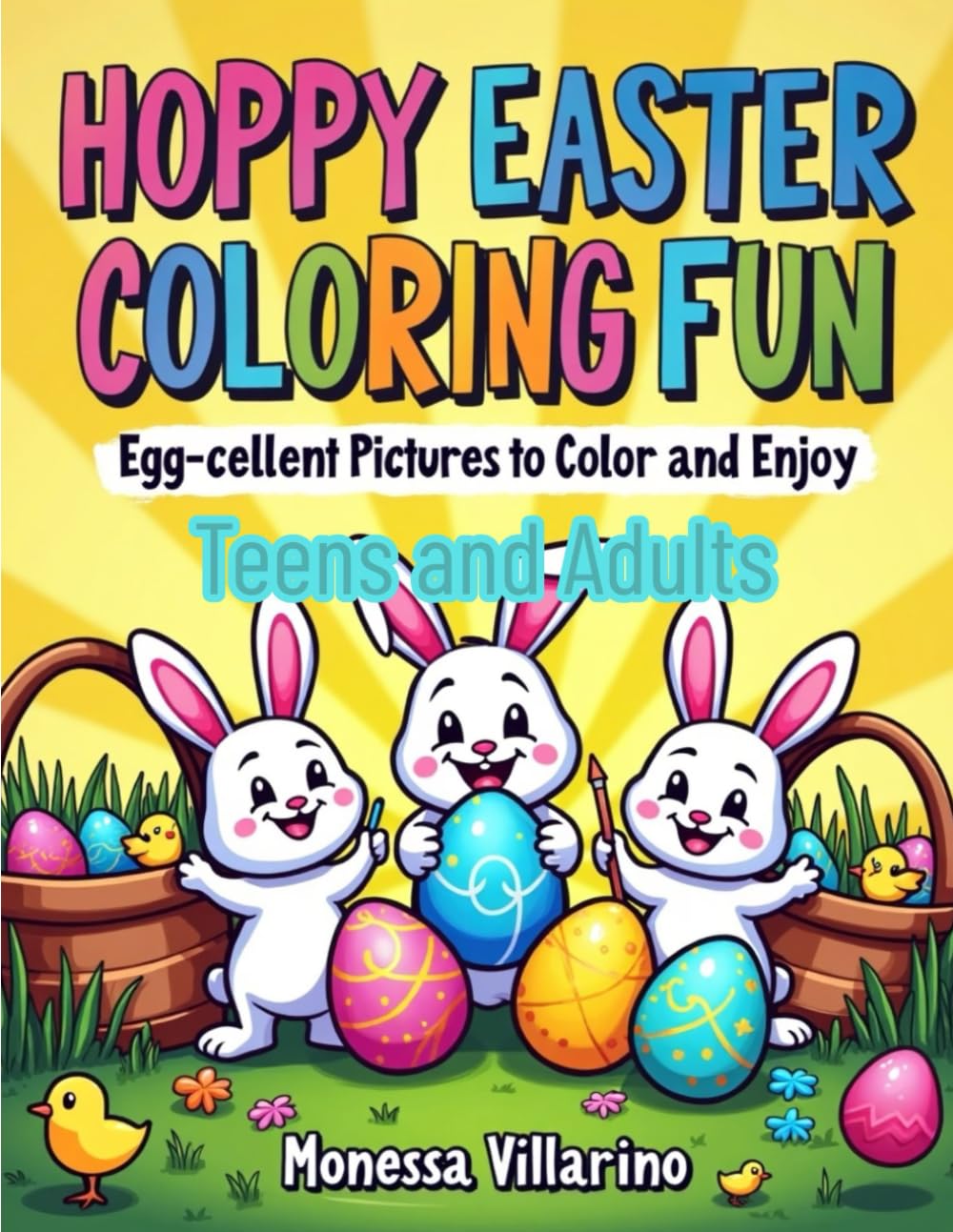 Hoppy Easter Coloring Fun: Egg-cellent Pictures to Color and Enjoy | Ages 9+