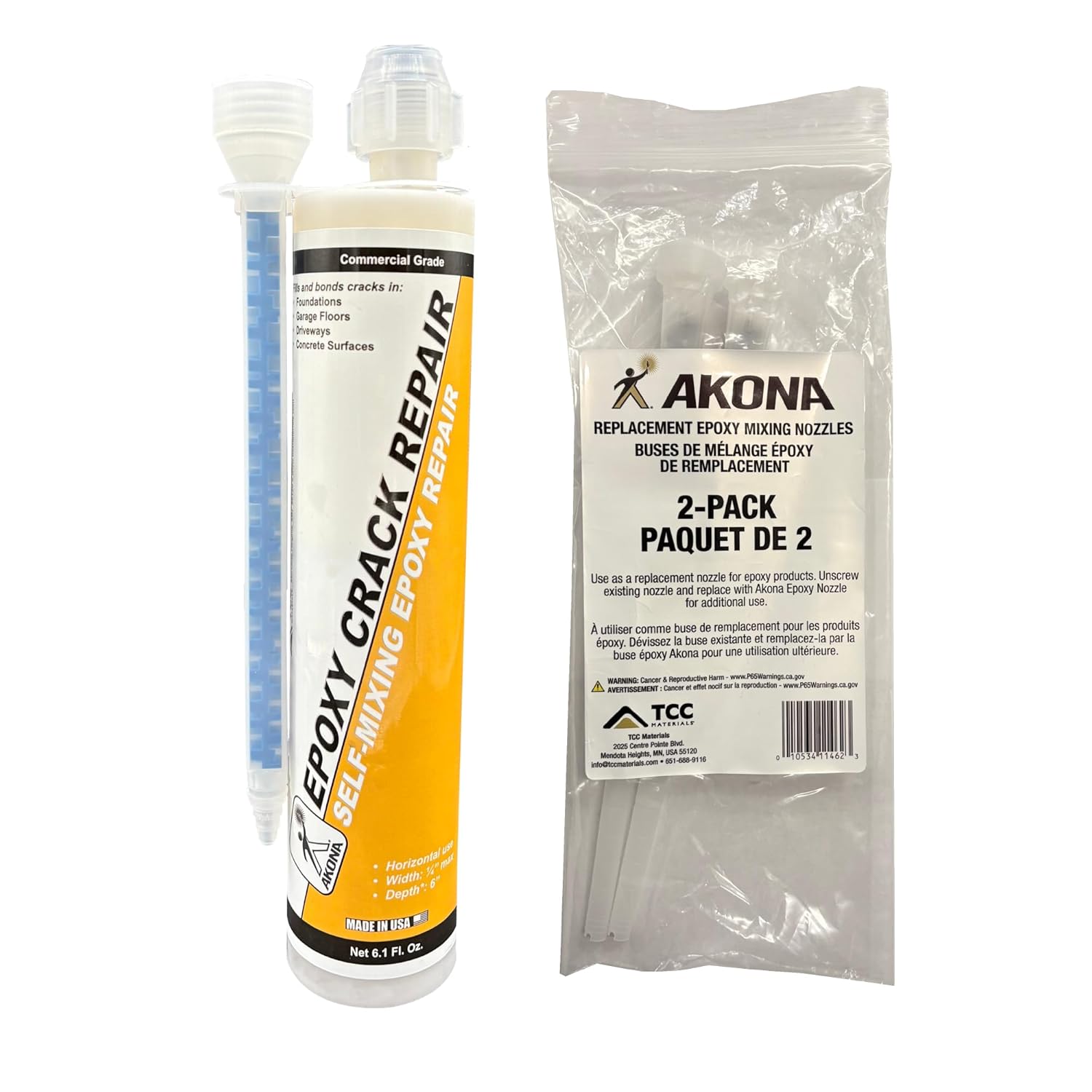 Akona Epoxy Crack Repair & Extra Nozzles
