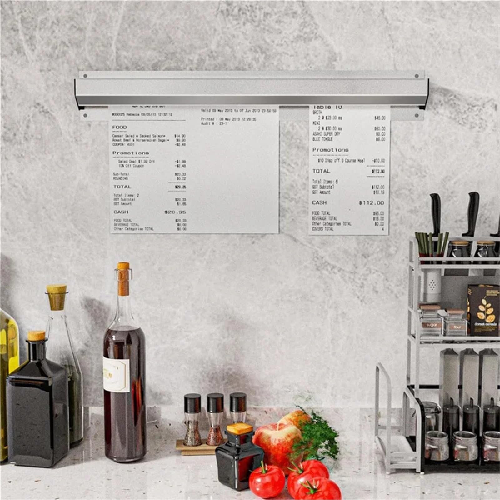 Bon Halter Inhaber einer Restaurantkarte