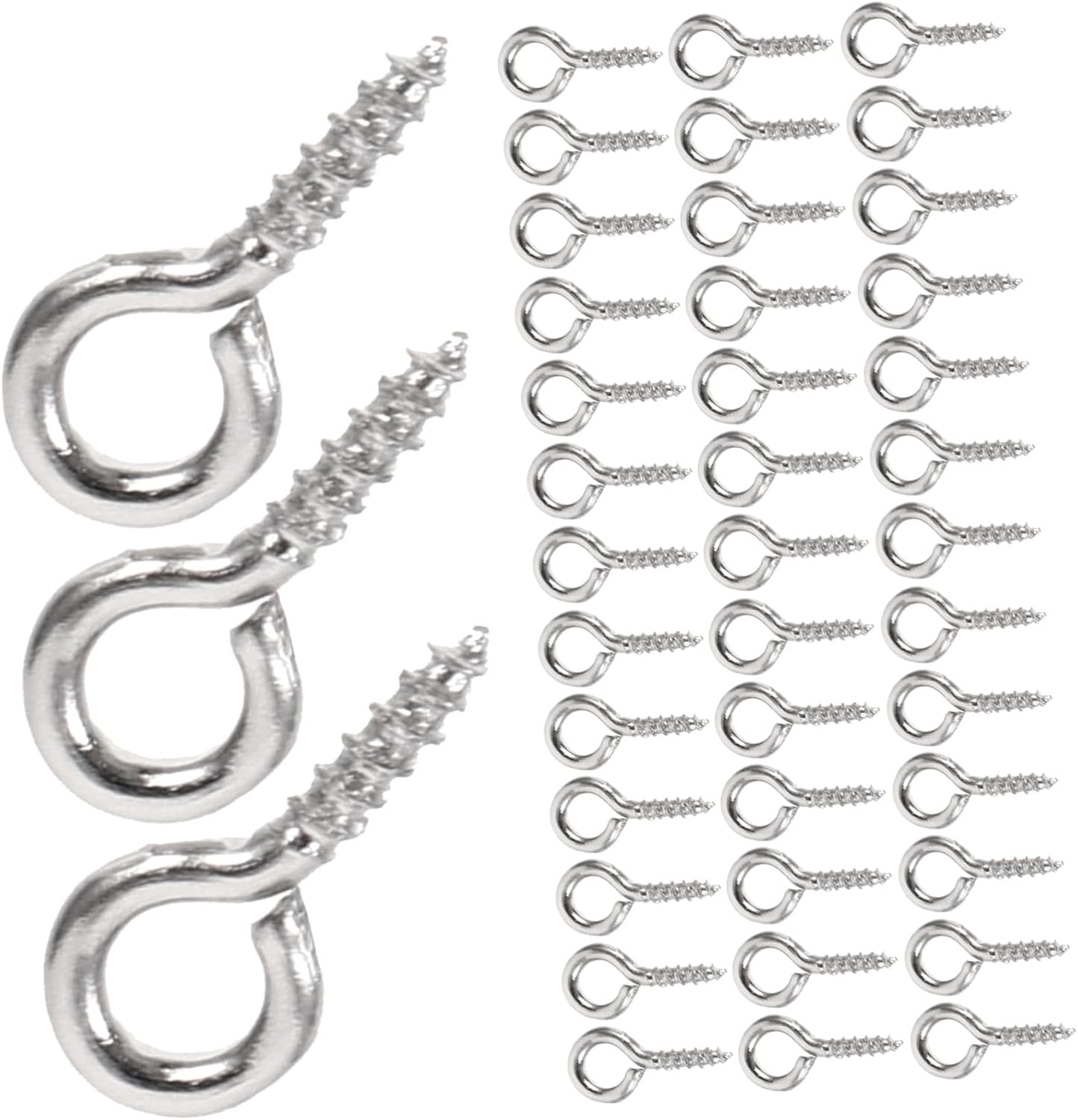 600pcs Small Eye Screws Screw Eye Pin Pegs for Jewelry Making and DIY Crafts, Iron Material with Silver Finish, Easy to Install and Secure Hanging Solution for Pendants and Beads