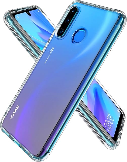 ULuck Case Compatible with Huawei P30 Lite, Crystal Clear Anti-Yellow Case, Ultra Slim Soft TPU Silicone Shockproof, Anti-Scratch Phone Case Cover - Clear (6.15 inch)