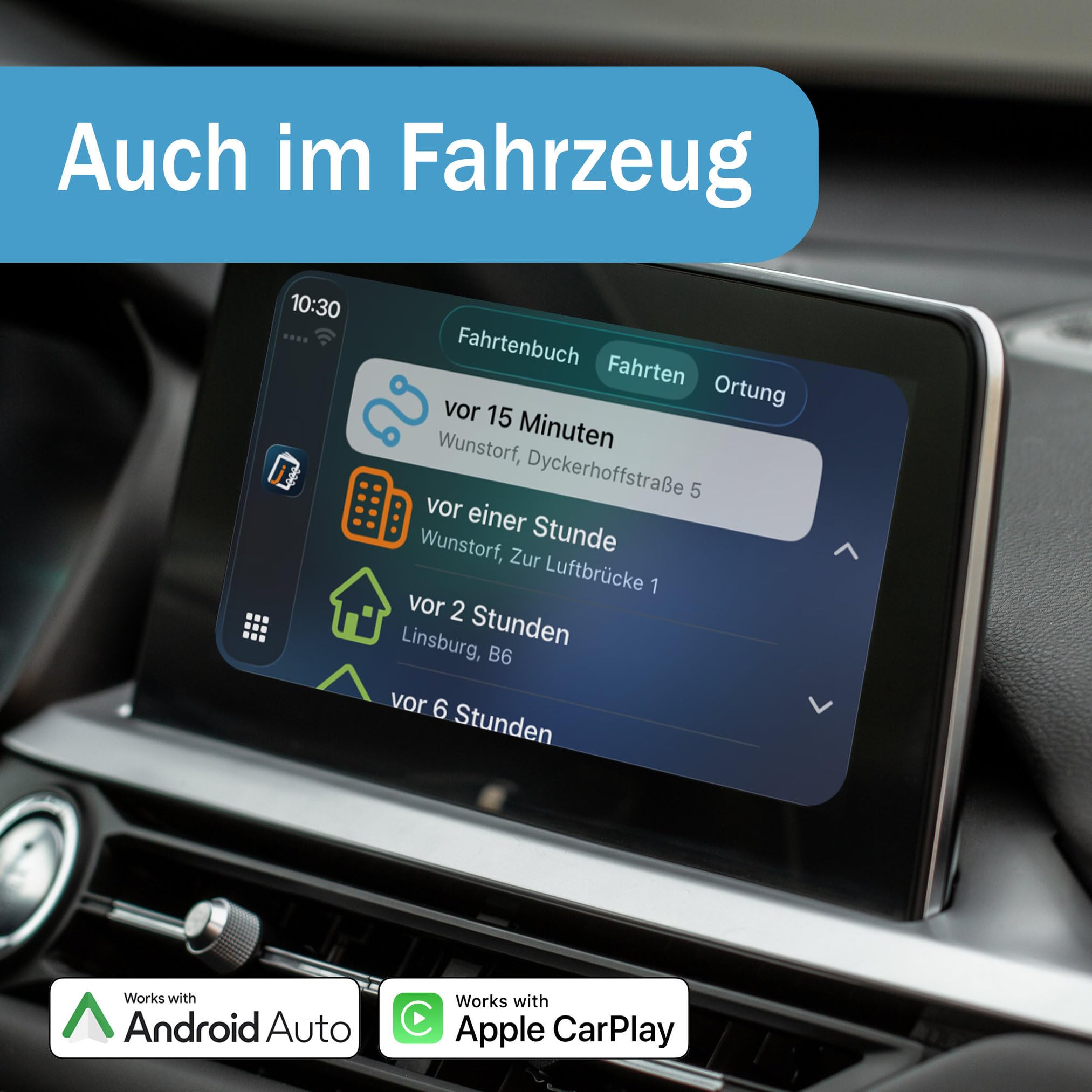 Jammer.net - Digitales Fahrtenbuch, finanzamtkonform: GPSauge OBD-Stecker, inkl. Jahreslizenz, Portalzugang am PC & mobiler App. Für alle Fahrzeuge geeignet. Kein Vertrag! (Basispaket)