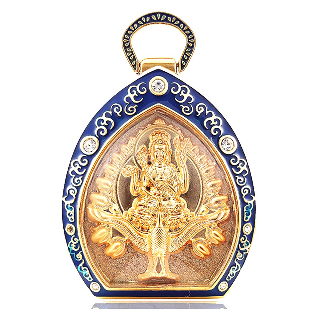 Amazon｜仏像 孔雀明王守り本尊 仏札・守護仏，御守,ペンダントギフト