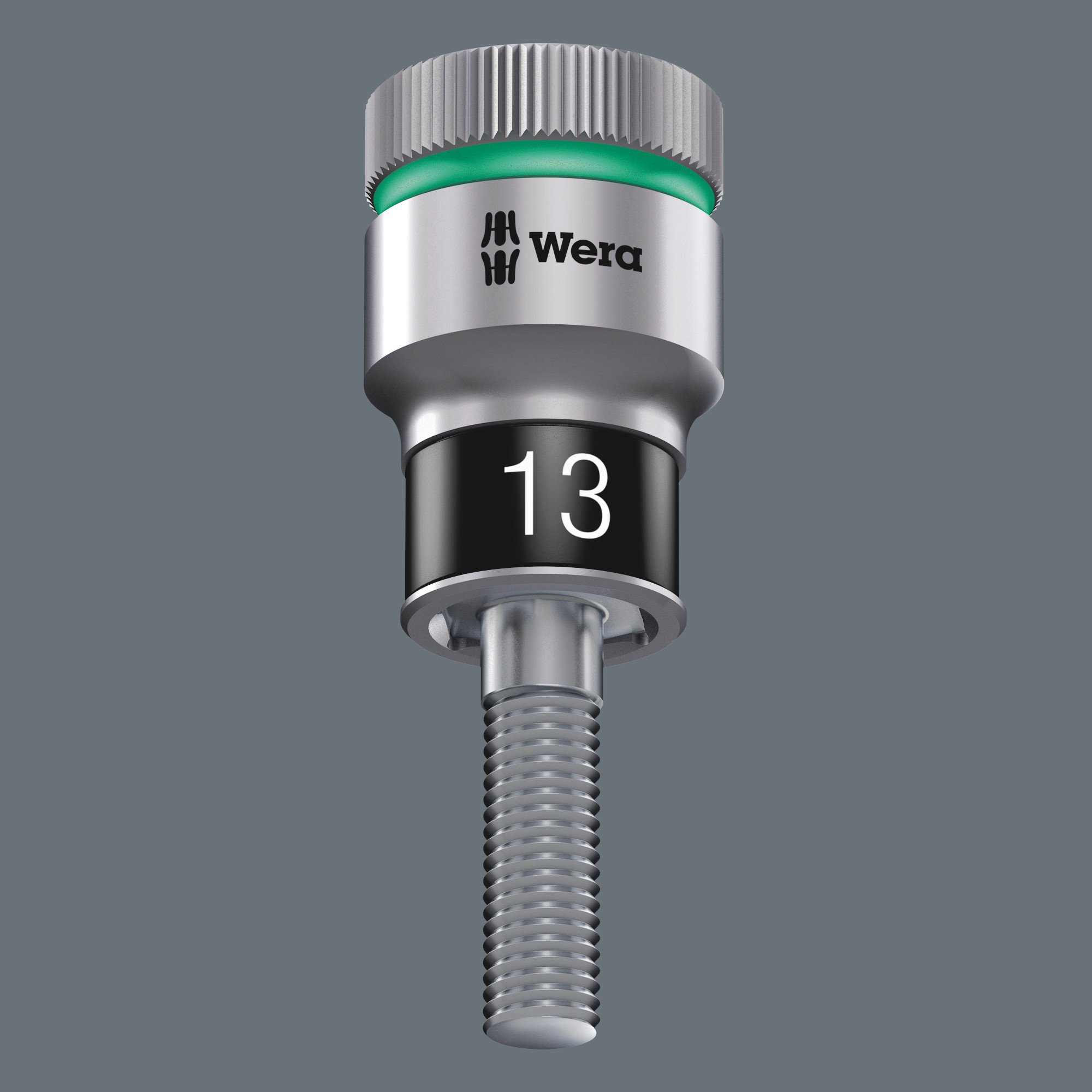 Wera, 8790 HMC HF 1 Kit Zyklop di chiavi a bussola con funzione di ritegno, 10 pezzi
