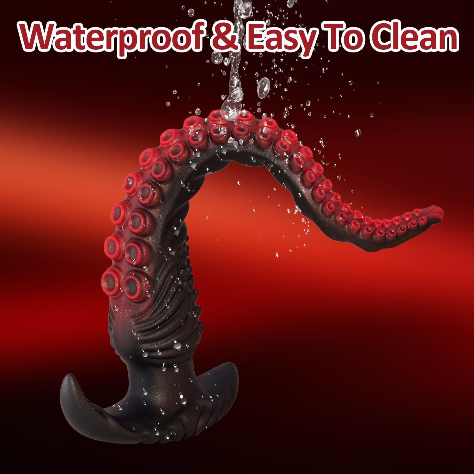 Long Butt Plug,Long Fantasy Dildo Silicone with T-Base,Long Skinny Dildo Anal Toys for Women Men Gay