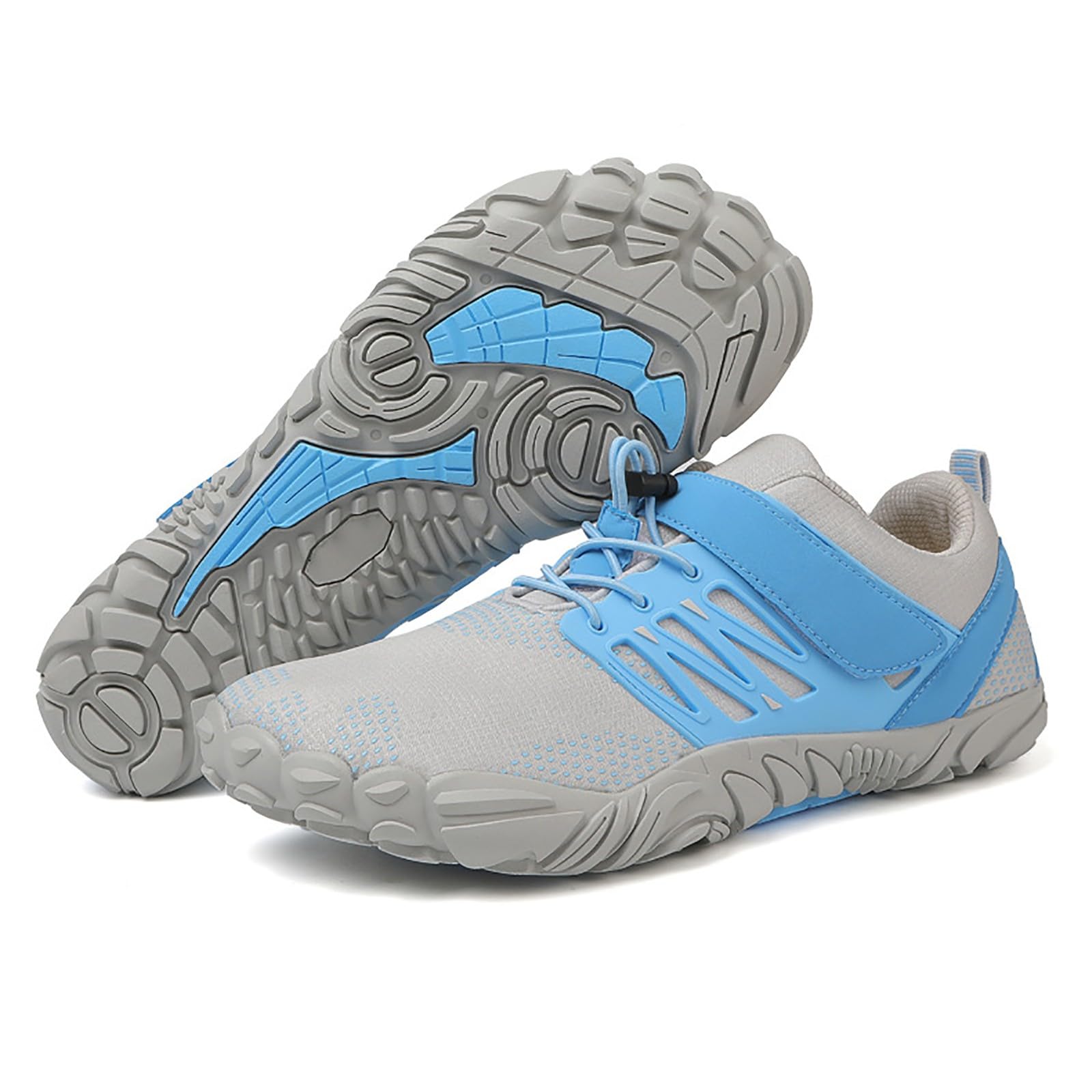 Water Shoes for Women Men Quick-Dry Hiking Swimming and Diving Tracing Shoes Lightweight Grounded Footwear (Grey, 39)