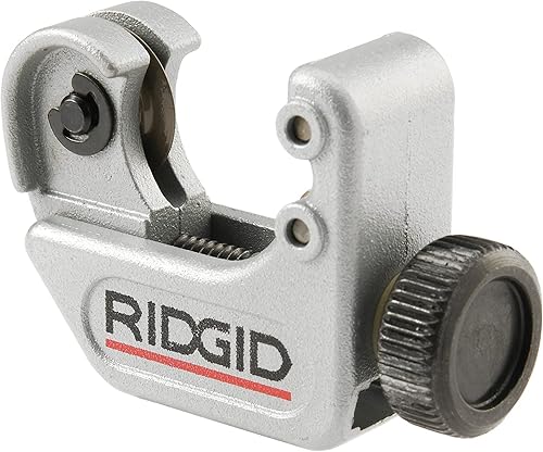 RIDGID 32985 Modelo 104 Cortador de tuberías para espacios reducidos, cortador de tubos de 3/16 pulgadas a 15/16 pulgadas