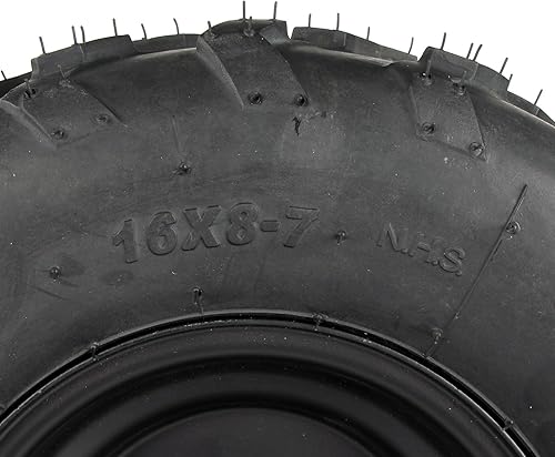 Miniatura 8 de Ruedas ATV 16x8-7, neumáticos sin cámara de 16x8-7 para Kazuma Quad ATV Go Kart UTV 150CC neumáticos todoterreno 4 agujeros juego de 2