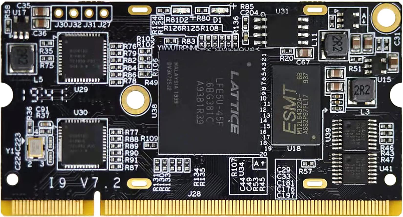 Lattice ECP5 FPGA RISC-V Development Board Colorlight i5 i9 Module LFE5U Open Source Toolchain (i9)