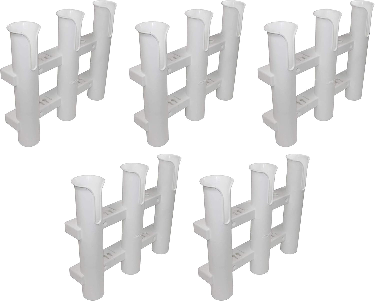 SeaSense Single Piece 3 Rack Rod Holder, White (Fіvе Расk)