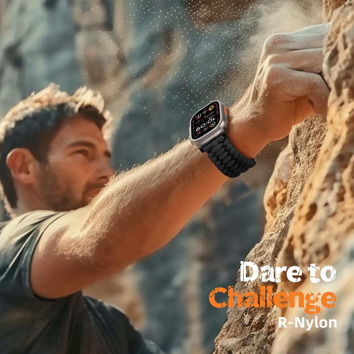 Bandletic Paracord Christmas Birthday Gifts Compatible with Apple Watch Bands for Men, Handmade Woven Military Survival Strap for iWatch 49mm(Ultra3/Ultra), 46mm(Series 11/10), 45mm(9/8/7), 44mm(SE3/6/5/4), 42mm(3/2/1) - Image 7