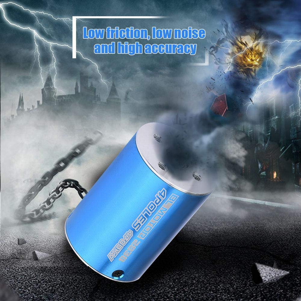 Motor sin Escobillas de Alta Potencia, Rendimiento Optimizado, Motor RC sin Escobillas, Accesorio para 1/12 y 1/14 Coches RC, para Modelos RC, DIY, Personalización y Modificaciones