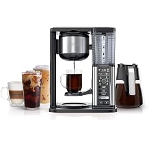 Ninja Specialty Coffee Maker | Includes 10-Cup Carafe, Fold-Away Frother, Permanent Filter &amp; Removable, Dishwasher Safe Reservoir | 6 Brew Styles, 8 Cup to Travel Mug to Pot Sizes | Black | CM401