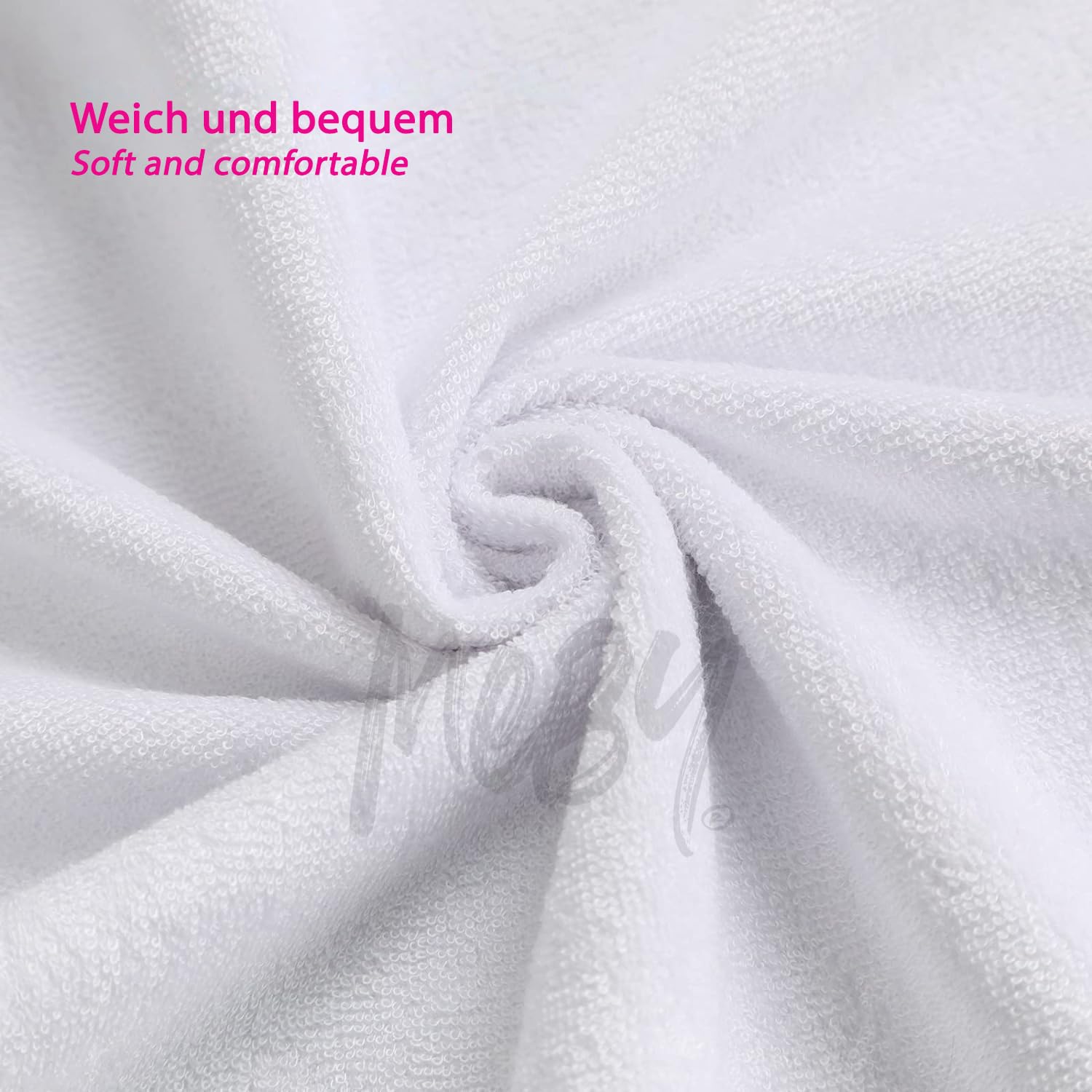 Lot De 2 Protège-Oreillers Matelassés 100% Coton 40x60cm - Respirants Avec Fermeture Éclair