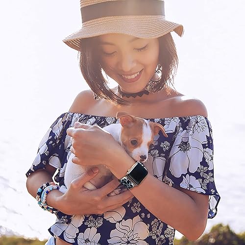 Miniatura 8 de Correas elásticas Solo Loop compatibles con Apple Watch de 38mm 40mm 41mm, trenzadas de nailon, para mujeres y hombres, para iWatch Series