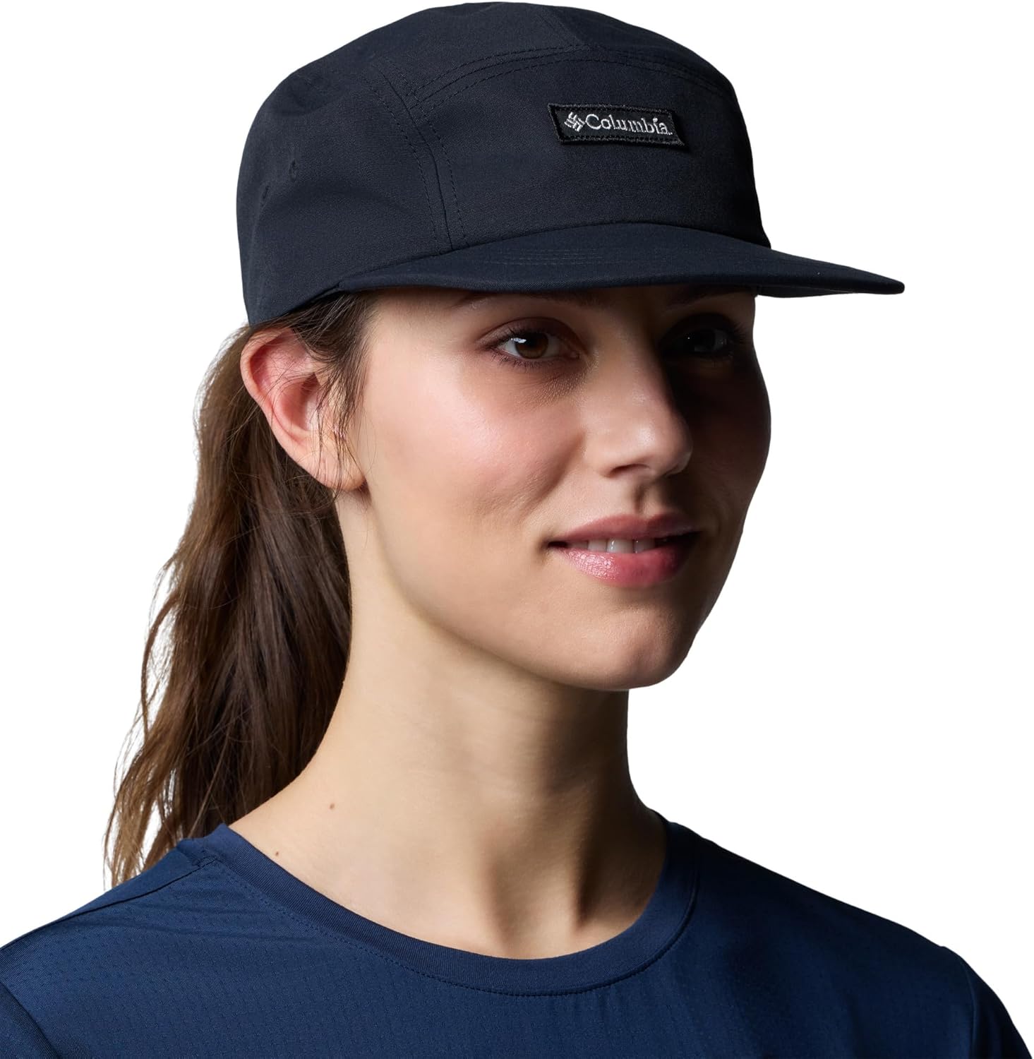 Columbia Creek Side Omni Shield 5 Panel Cap Baseball Flat Brim