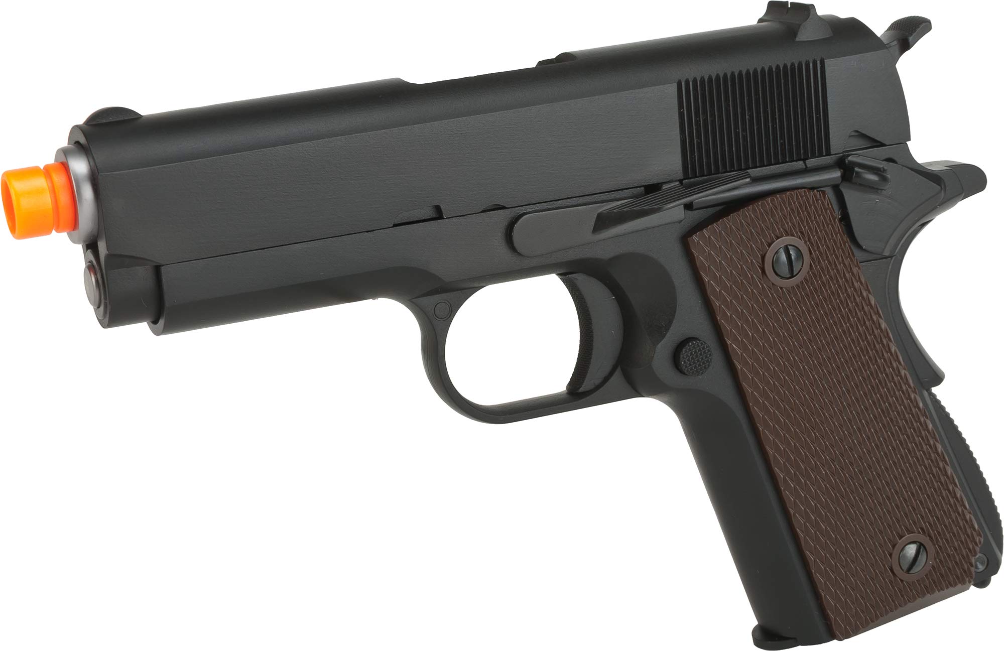 Evike Airsoft - WE-Tech Heavy Weight 1911 Officer Compact Gas Blowback Airsoft Pistol