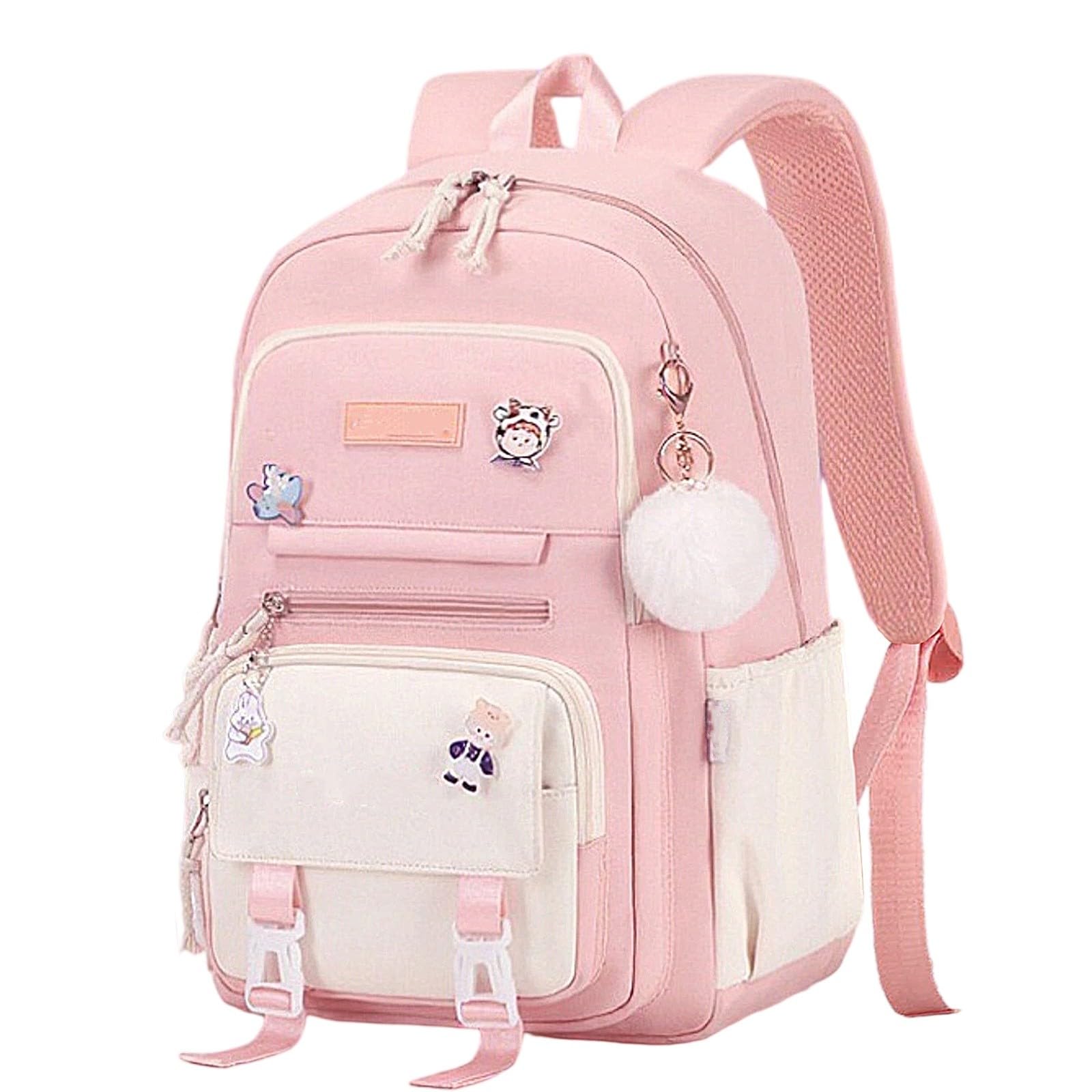 Schulrucksack Mädchen 5-6 Klasse groß Kapazität Oxford Stoff wasserabweisend Backpack Schule Alltag Freizeit Reisen