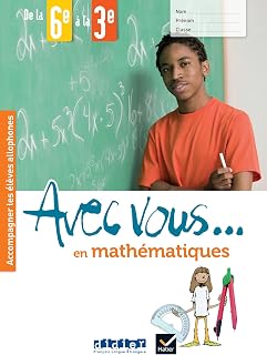 Avec vous... en mathématiques - de la 6e à la 3e - Cahier + didierfle.app