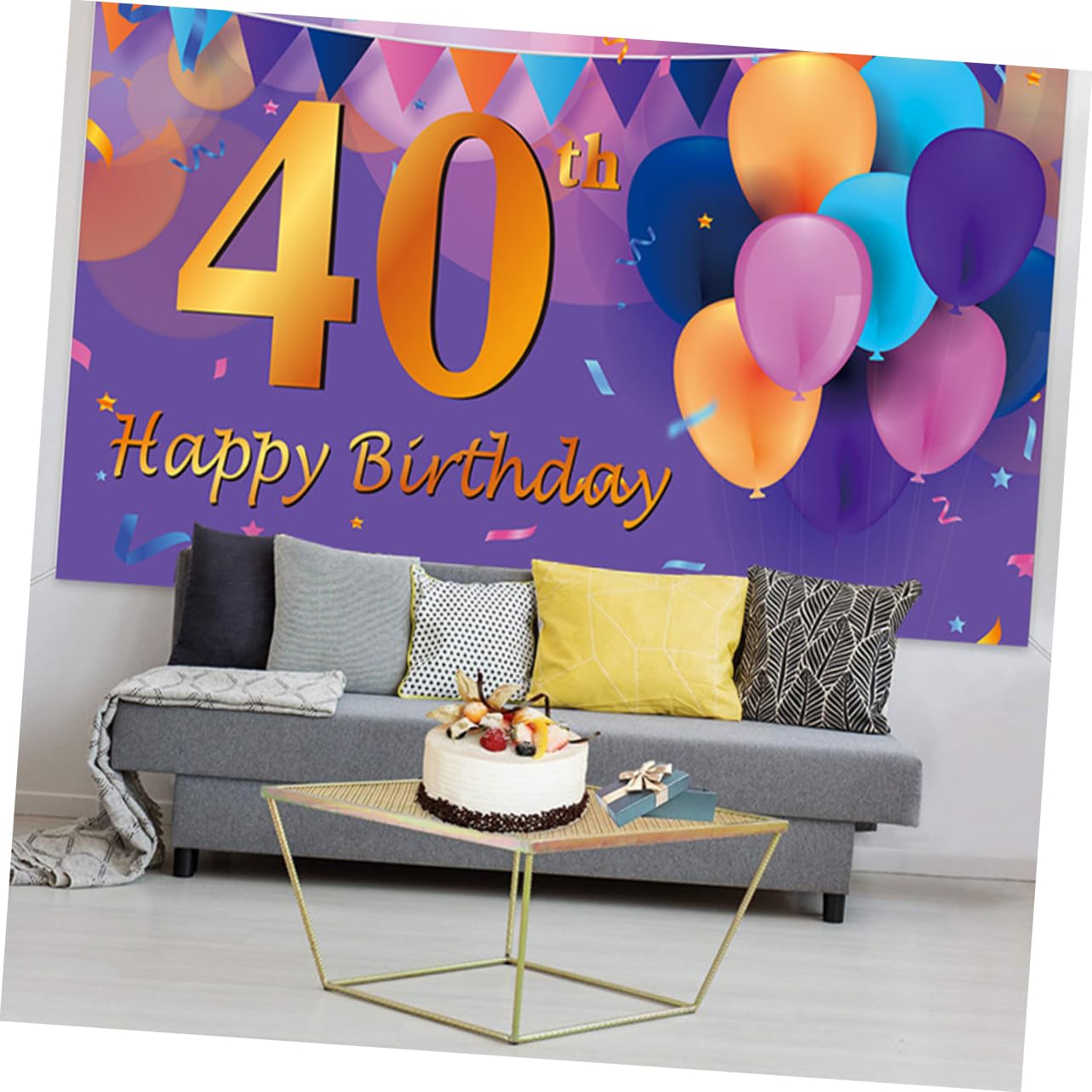 UKCOCO 3 Piezas Pancarta De Cumpleaños Pancarta Colgante Pancarta para Fiesta Fondo De Fiesta Pancartas De Cumpleaños Pancarta para Cumpleaños Accesorios De Fiesta Foto Paño Copla