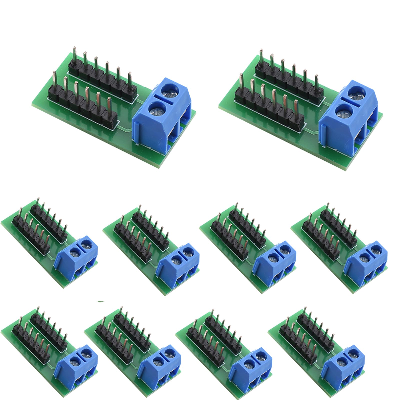 Kit bornier PCB 2 x 6 positions pour finaliser vos projets de programmation et robots - 8