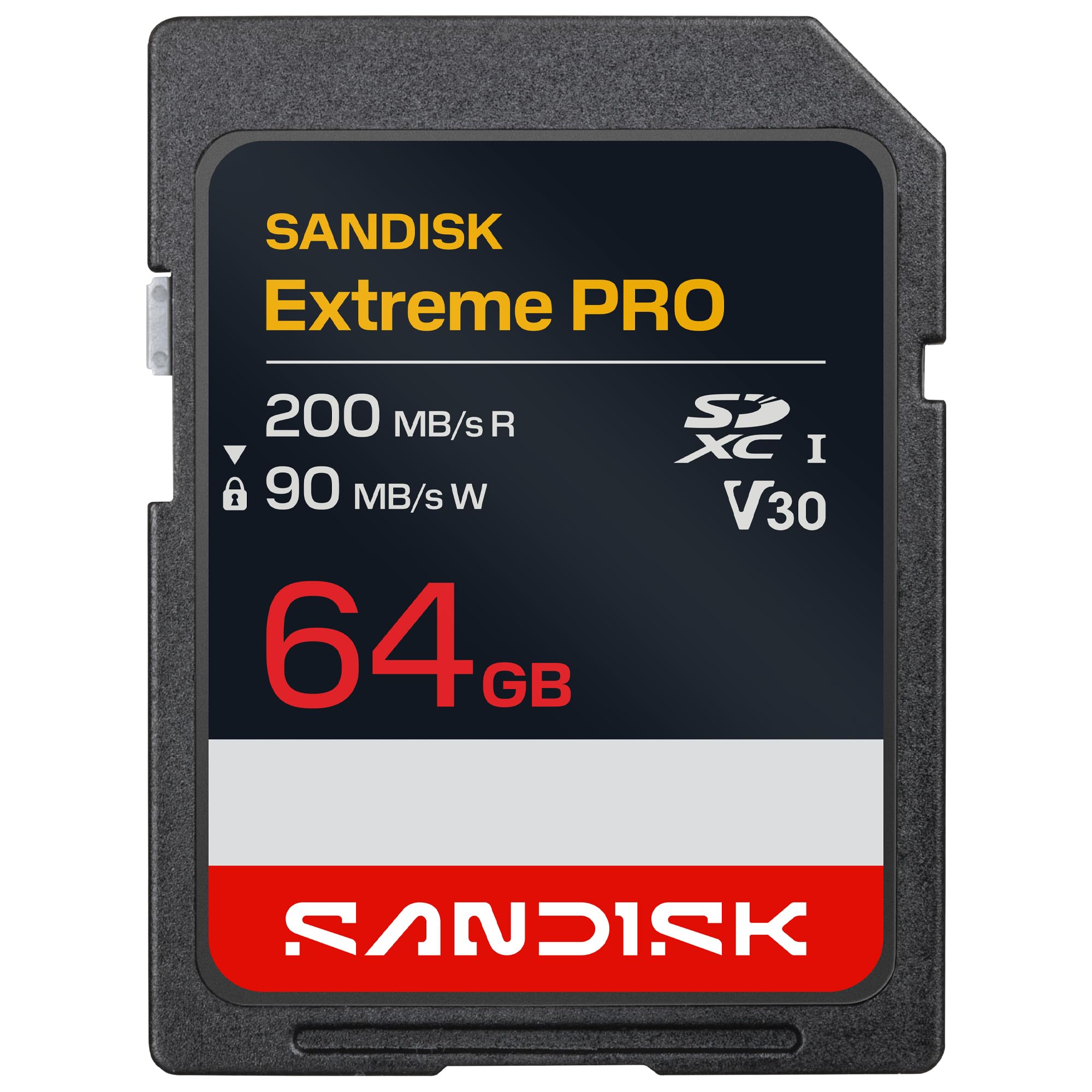 Amazon.com: SANDISK 64GB Extreme PRO SD UHS-I Card - Up to 200MB/s
