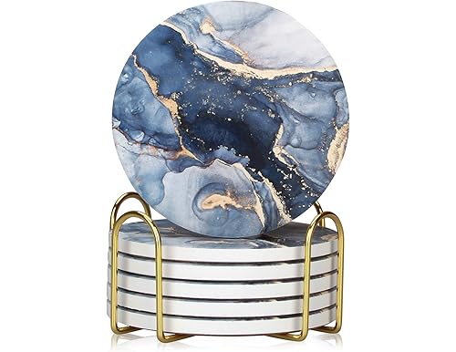 Best Blue Marble Coasters: Protect Your Surfaces in Style [2023]