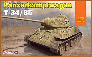 Dragon Models 1/72 Panzerkampfwagen T-34/85 Model Building Kits