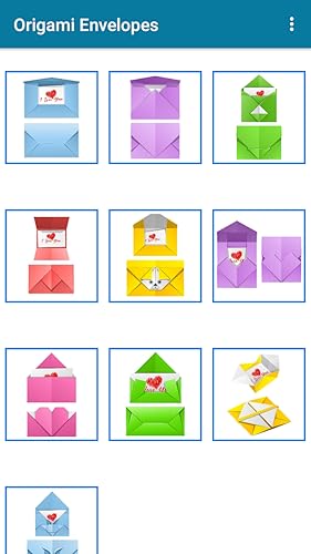 Origami Envelopes Tutorials