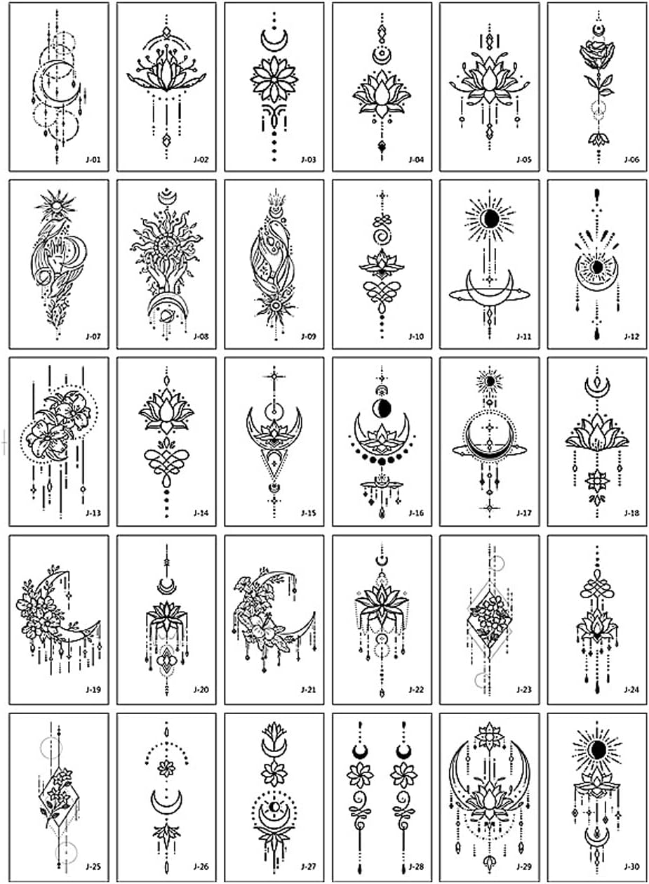 Amazon Co Jp Myfeathers タトゥーシール アクセサリー 太陽 月 花 30枚セット 5 7 9 7cm 防水 ボディシール 刺青シール 入れ墨シール レディース Tattoo Sticker 日本語説明書付 ファッション Amazon Co Jp Myfeathers タトゥーシール アクセサリー 太陽 月 花 30枚セット 5 7 9 7cm 防水 ボディシール 刺青シール 入れ墨シール レディース Tattoo Sticker 日本語説明書付 ファッション