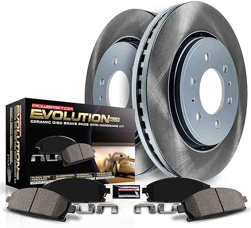 PowerStop Rear Brake Kit For Mercedes-Benz C36 AMG 1996-97 - Ceramic Brake Pads 