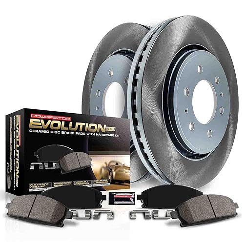 Power Stop SC2009 Front Brake Kit With Semi-Coated Brake Rotors