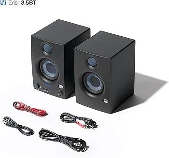 Amazon.com: PreSonus Eris 3.5BT Studio Monitors, Pair — 3.5 Amazon.com: PreSonus Eris 3.5BT Studio Monitors, Pair — 3.5