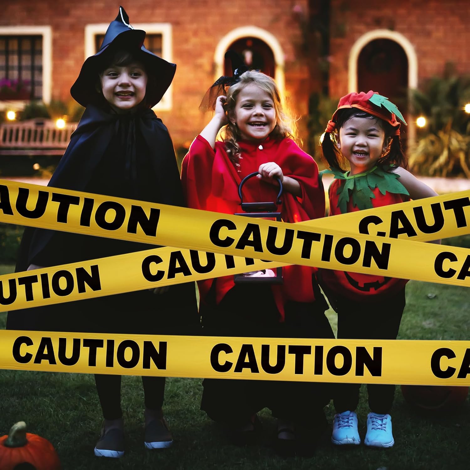 8 Rolls Yellow Caution Do Not Enter Tape 3 Inch x 1000 Feet Safety Warning Tapes Waterproof Barricade Tapes Resistant Construction Caution Tape Roll Crime Scene Tape Party Decor(CAUTION DO NOT ENTER)