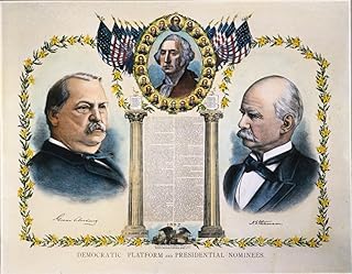 Presidential Campaign 1892 Ngrover Cleveland And Adlai E Stevenson As The Democratic Party Candidates For President And Vice President On A Lithograph Campaign Poster 1892 Poster Print by (18 x 24)