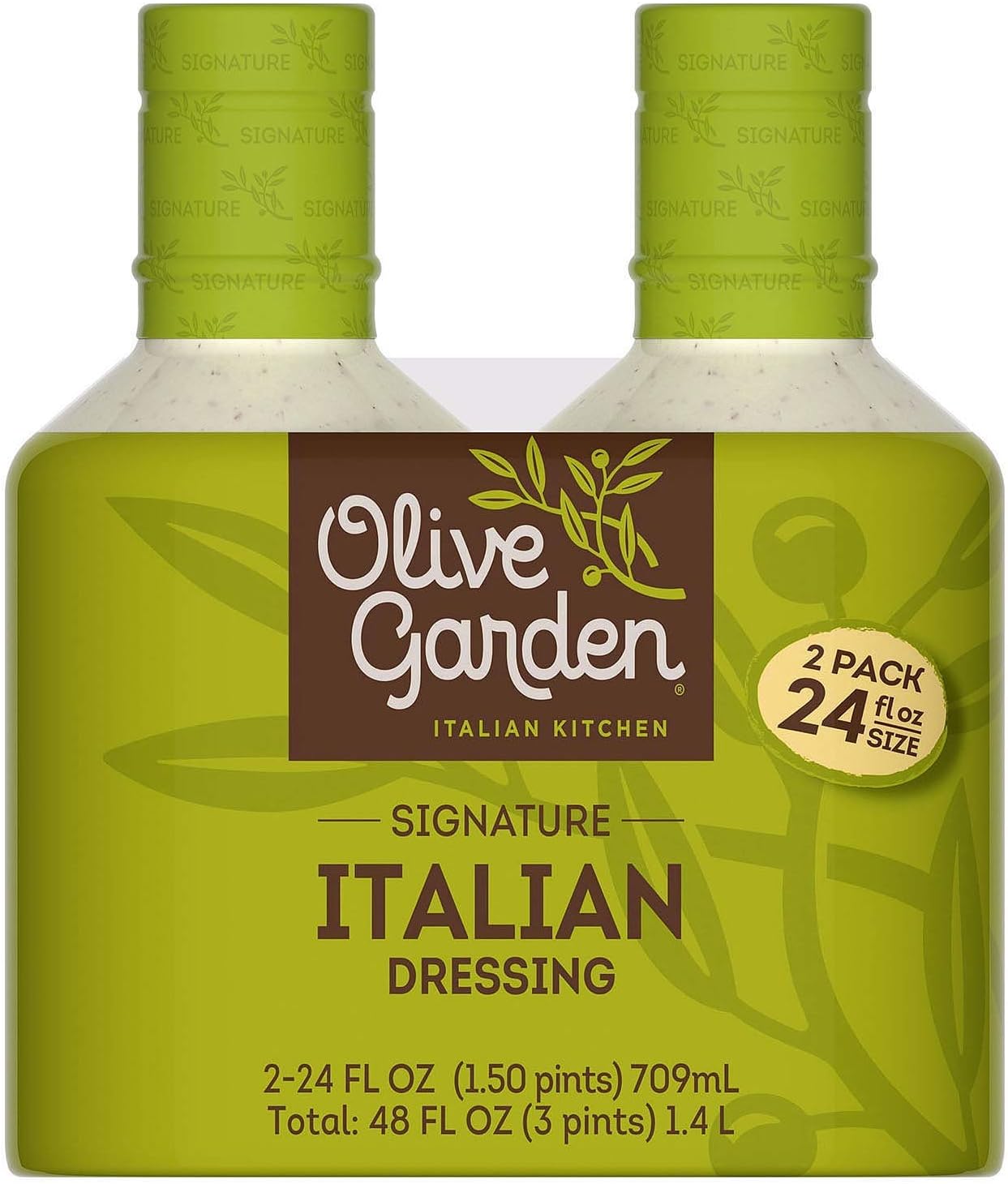 Italian Dressing - Family Size 2 Pack (24 oz Ea)