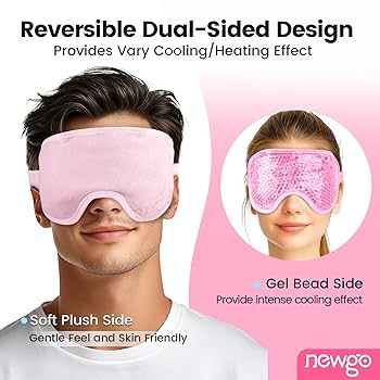 Amazon.com : NEWGO Cooling Gel Cold Eye Mask for Puffy Eyes