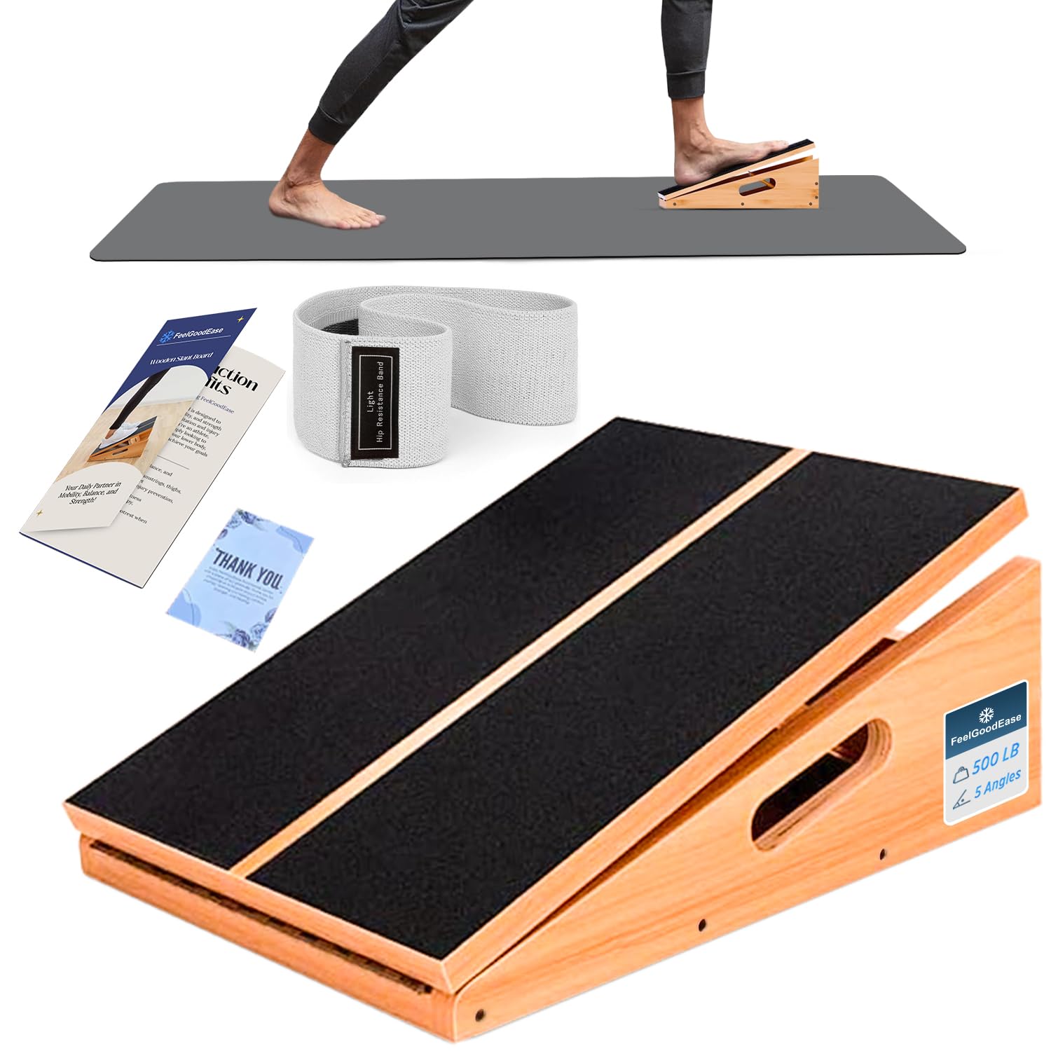 FeelGoodEase Wooden Slant Board