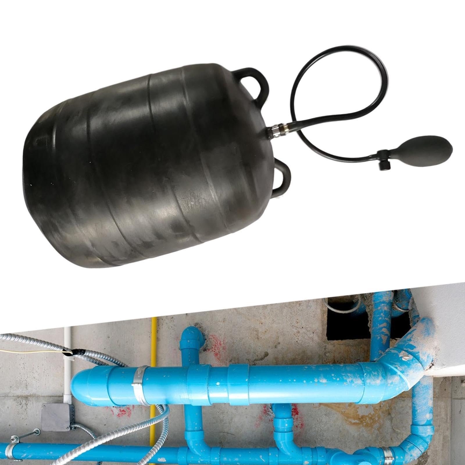predolo Tapón de Prueba de Alcantarillado Tapón de Tubería Inflable Globo Robusto Profesional Hogar Trabajo Pesado Reparación Práctico Caucho Mantenimiento, Dn200mm