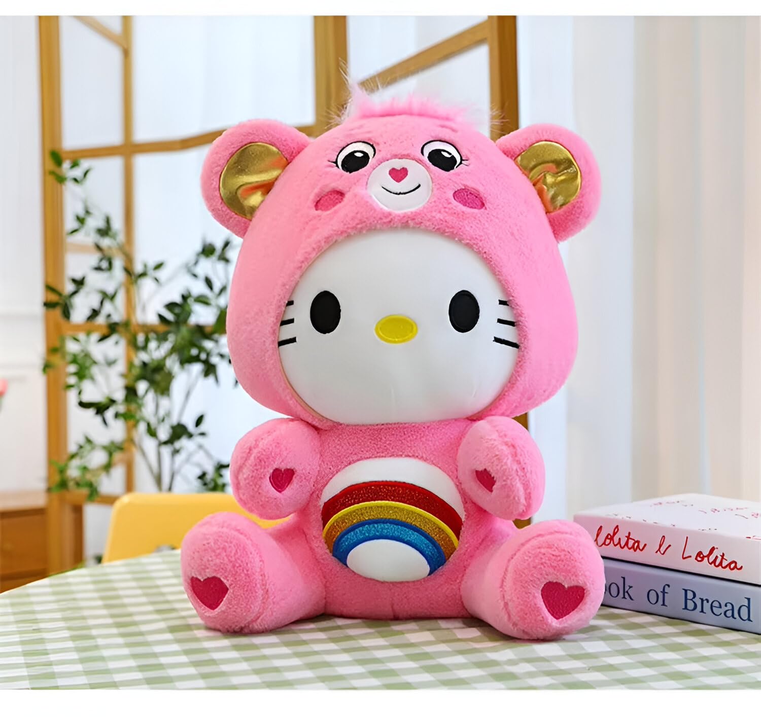 Bateu Cute Stuffed Animals Plush Toys | Soft Toys for Kids Girls Teddy Bears Plush Toys for Children and Adults (Pink, Standard)