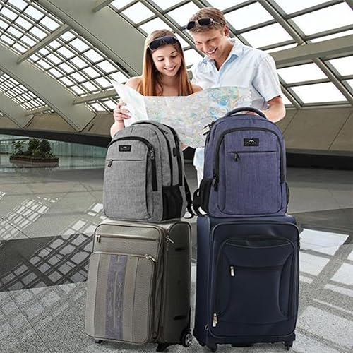 Miniatura 186 de MATEIN - Mochila empresarial para laptop de 15.6 pulgadas, mochila de viaje con puerto de carga USB, resistente al agua, para trabajo, universidad