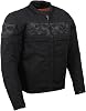 Milwaukee Leather MPM1730 Men's Black Padded Textile All Season Motorcycle Jacket w/Reflective Skulls Artwork