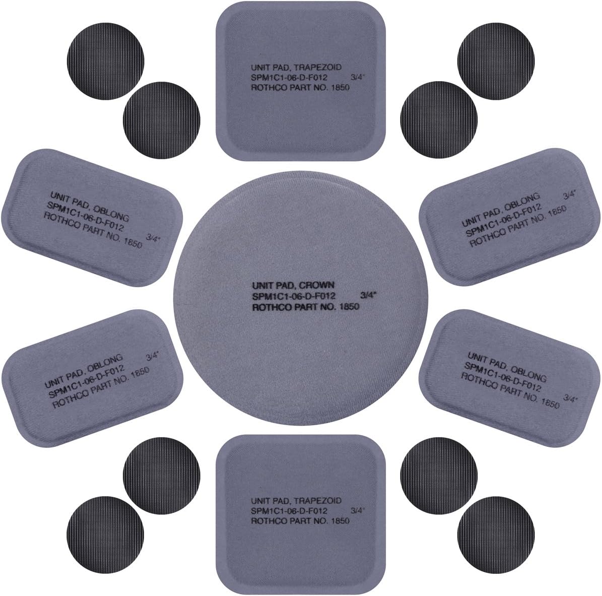 Rothco 1850: Tactical Helmet Replacement Pad Set