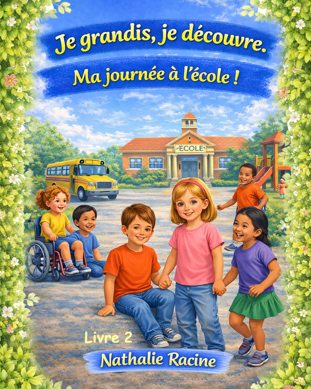 JE GRANDIS, JE DÉCOUVRE: Livre 2 - Ma journée à l'école !