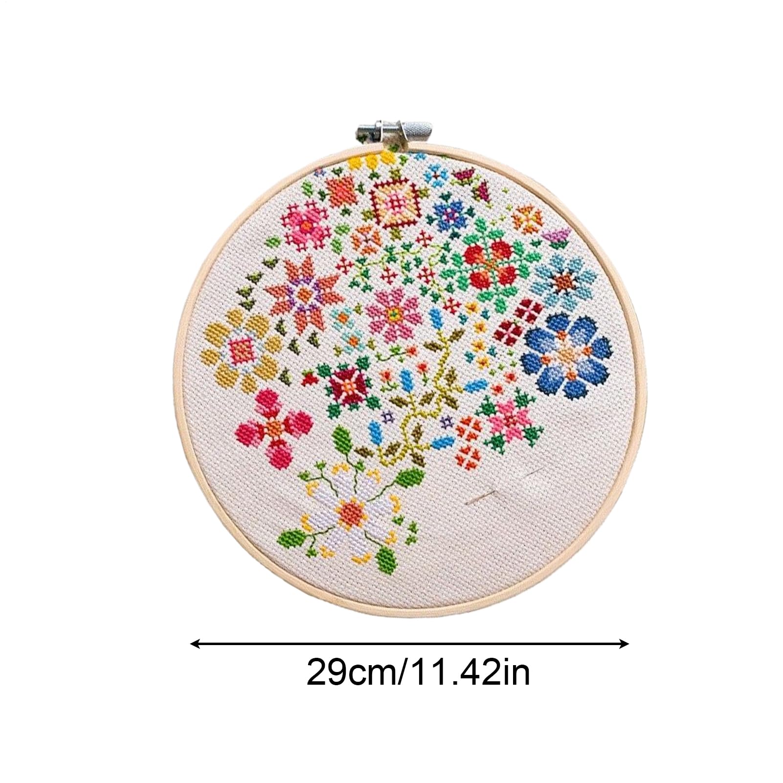 Generico Kit Di Ricamo - Attrezzi Per Cucito A Croce | Kit di Ricamo per Principianti,Per Apprendimento Pratica Adulti Unisex Decorazione Casa Cucito Trapunto Festività Vacanza